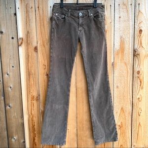 James Perse TAUPE 5-Pocket Corduroy Jeans- Size 27